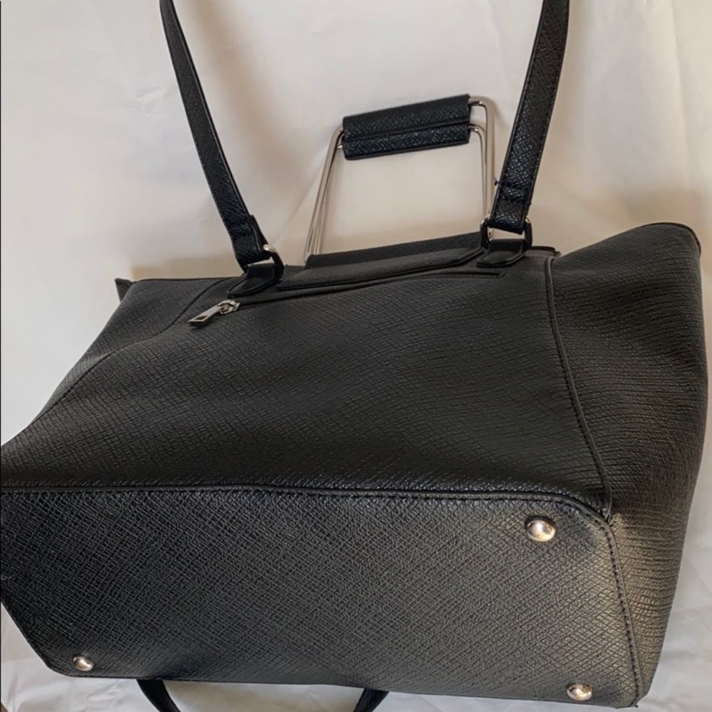 New Fashion pebbled black large shoulder bag set - Picture 10 of 13